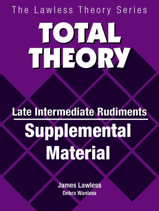 Total Theory Late Intermediate Supplement by James Lawless