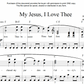 My Jesus, I Love Thee (PDF Download)
