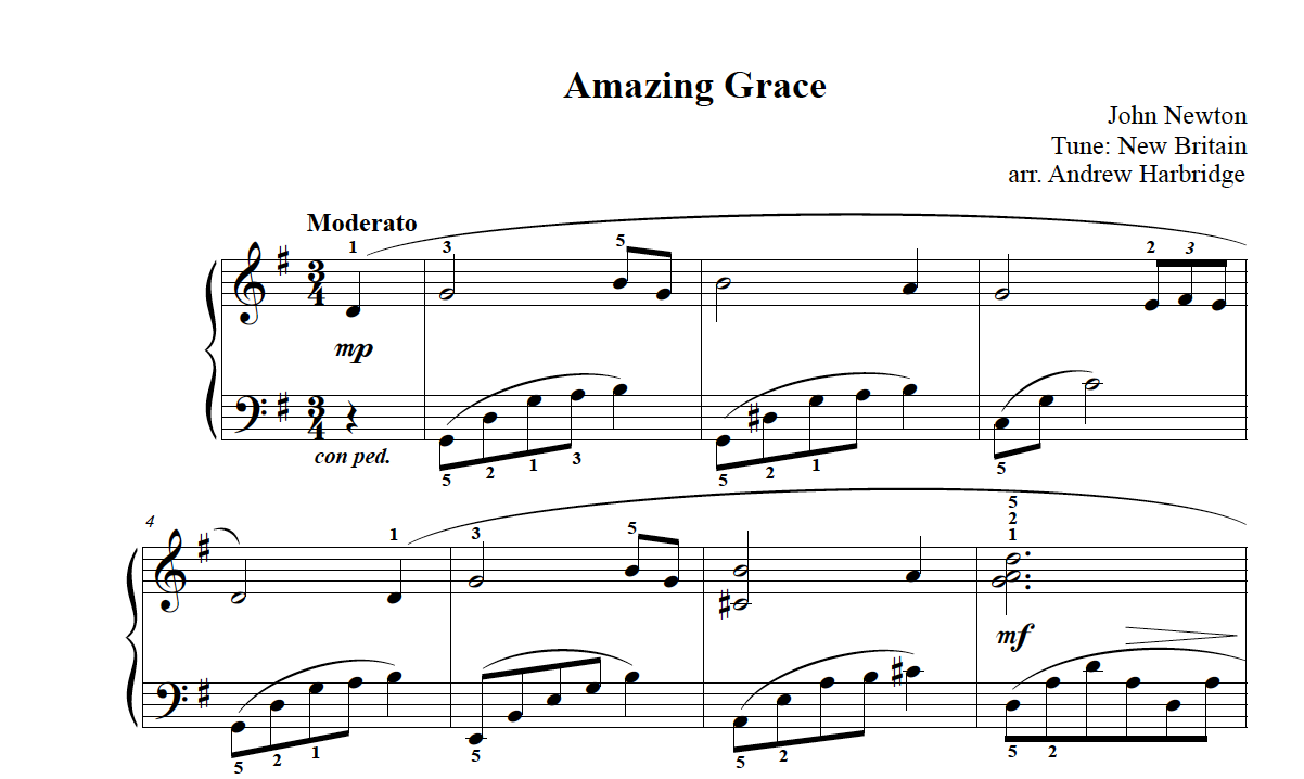 Amazing Grace (PDF Download)