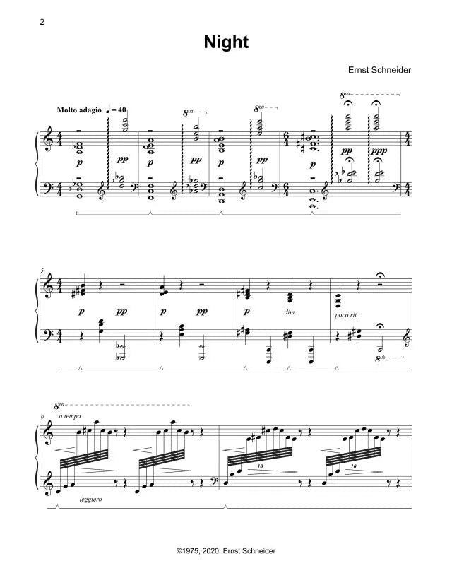 Okanagan Opus 9: Advanced Piano Solo (PDF Download)