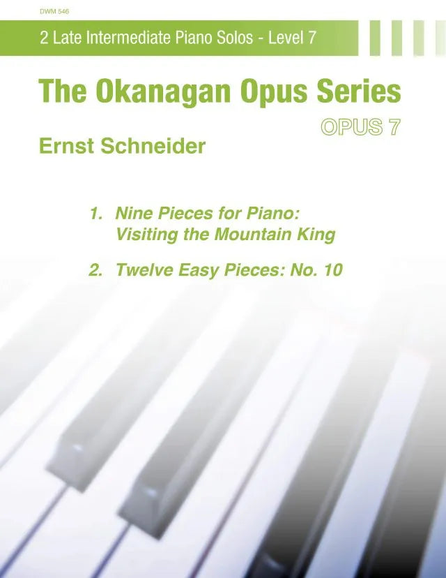 Okanagan Opus 7: Late Intermediate Piano Solos (PDF Download)