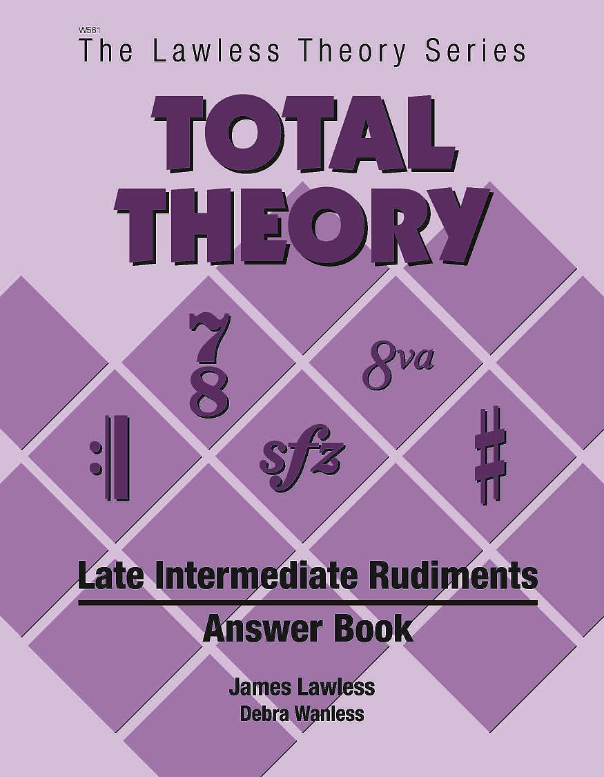Total Theory Late Intermediate Rudiments Answer Book