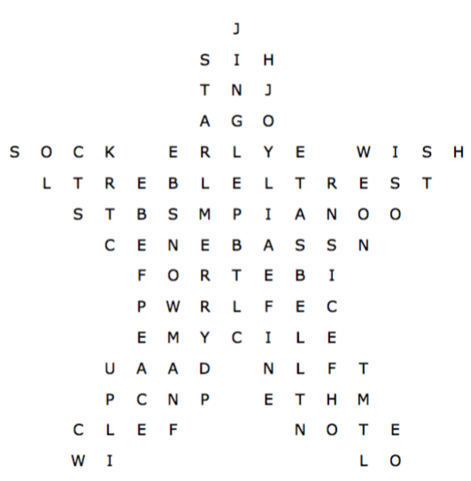 Word Search sample page